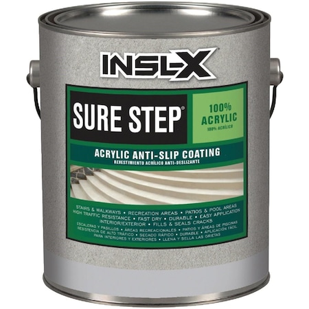Insl-X Sure Step White Resistant Concrete Paint, 1 Gal. SU0110092-01